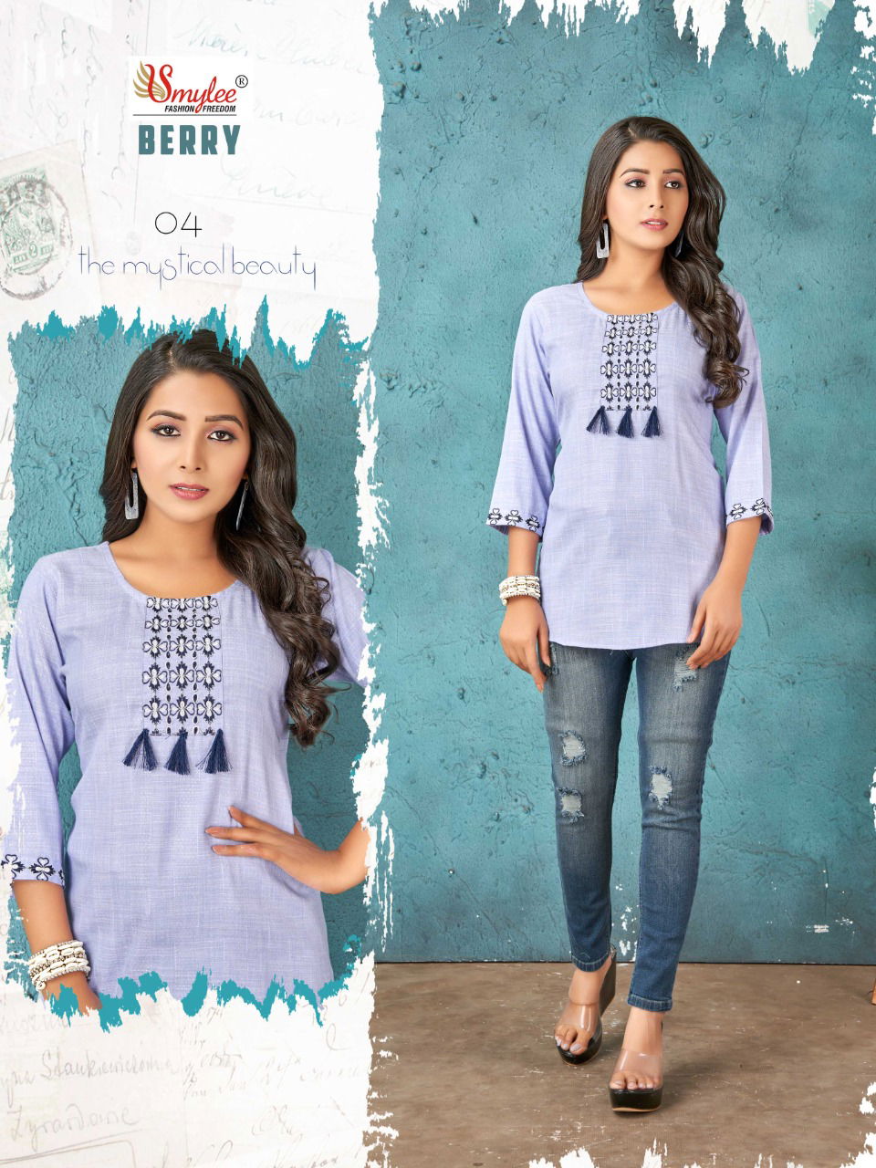 Rung Berry Fancy Regular Wear Designer Short Kurtis Collection